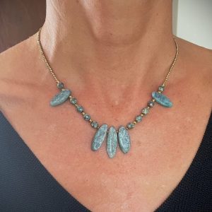 L'Apprentie collier en cyanite bleue