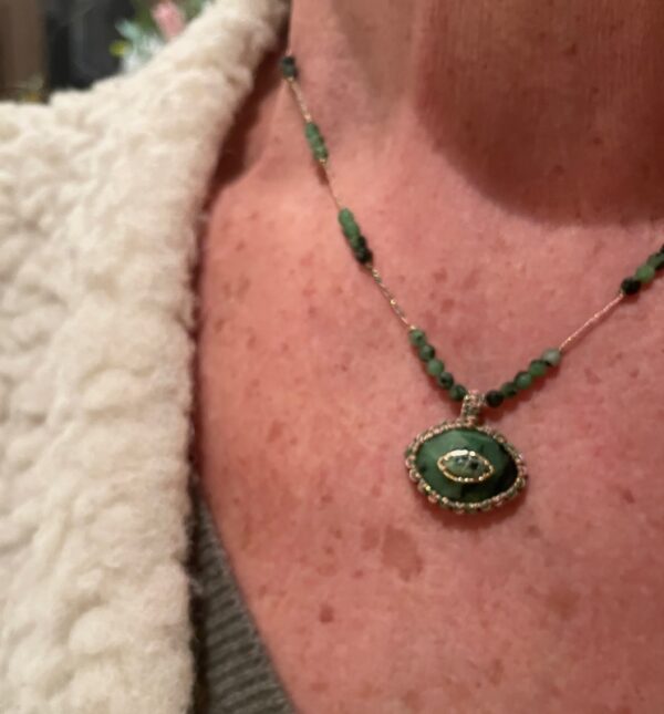 Collier Greta en Rubis Zoisite