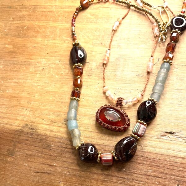 Collier Maddy en hessonite – Image 2